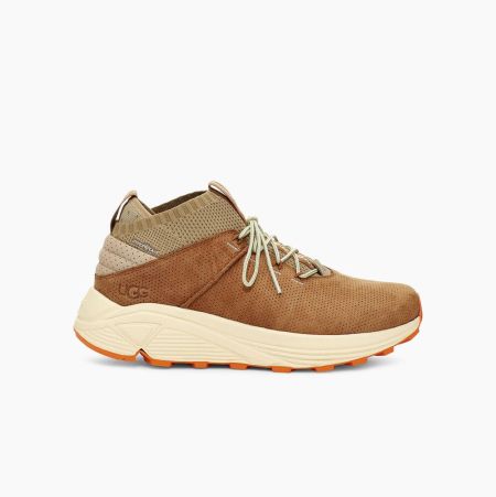 UGG Miwo Sport High HyperWeave Khaki Sneakers for Men (TFEO80432)